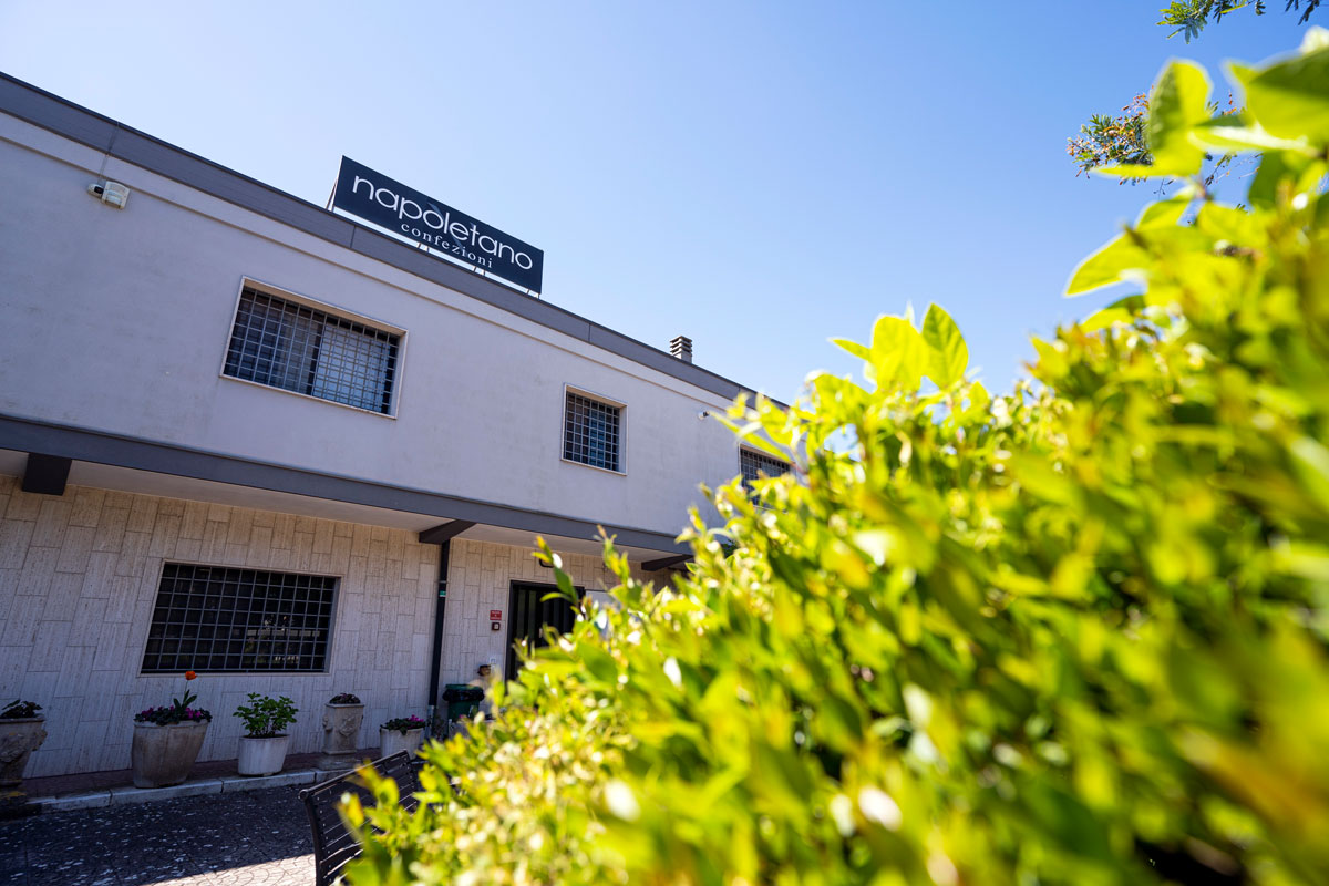 L'azienda di confezioni Napoletano, a Putignano, in Puglia
