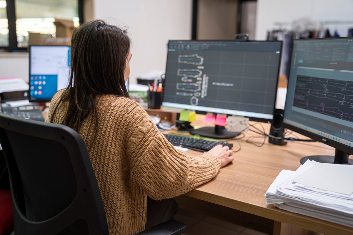 La fase CAD del lavoro